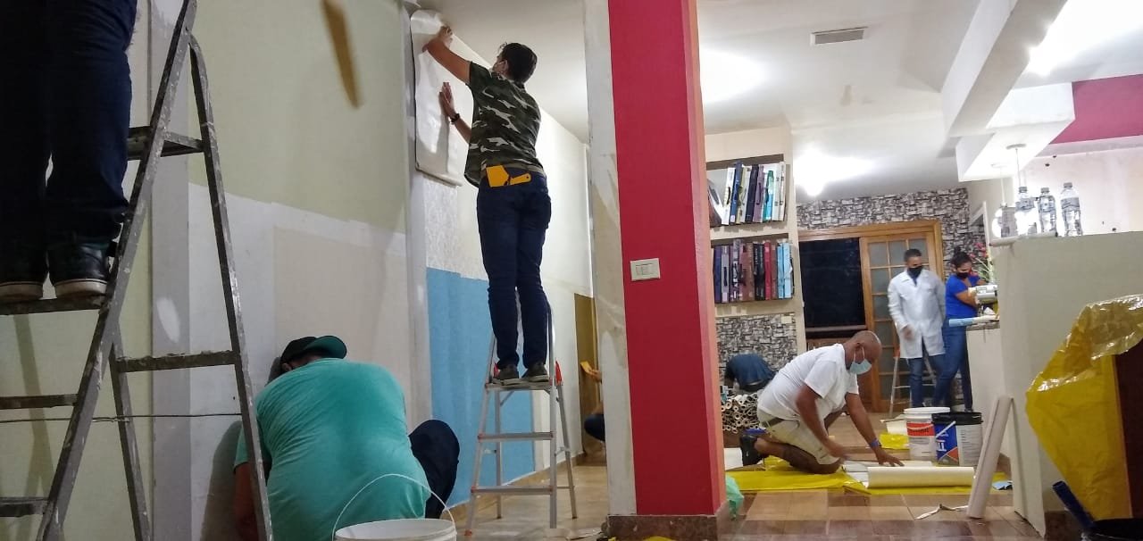 Aulas práticas de papel de parede