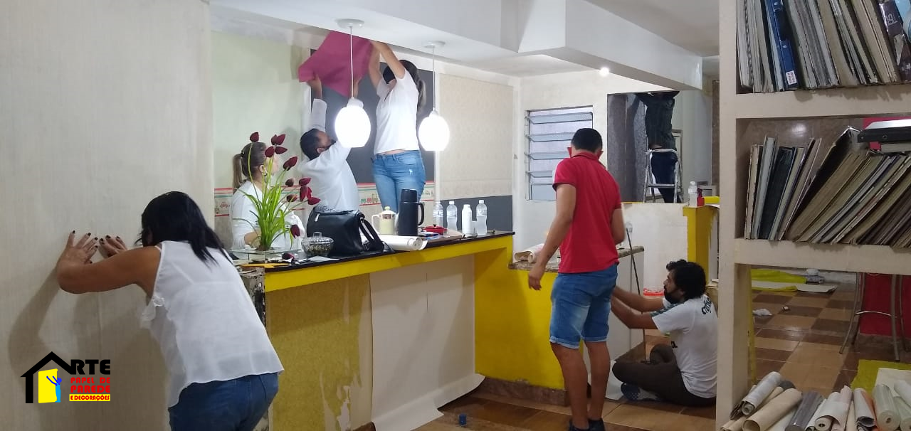 Home - Arte Papel de Parede - 1 Treinamento de Instalação de Papel de Parede, Curso de Instalação de Papel de Parede