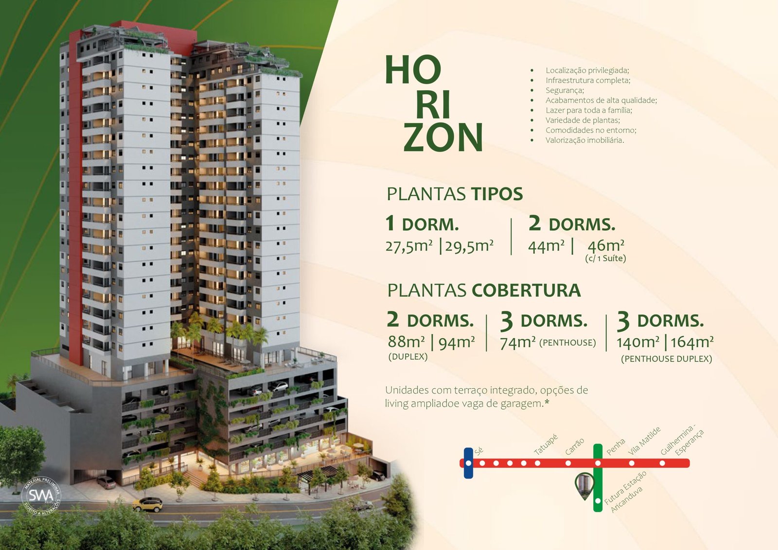 Apartamento Varanda Gourmet Vila Matilde - Horizon Vila Matilde: Um Novo Estilo de Vida